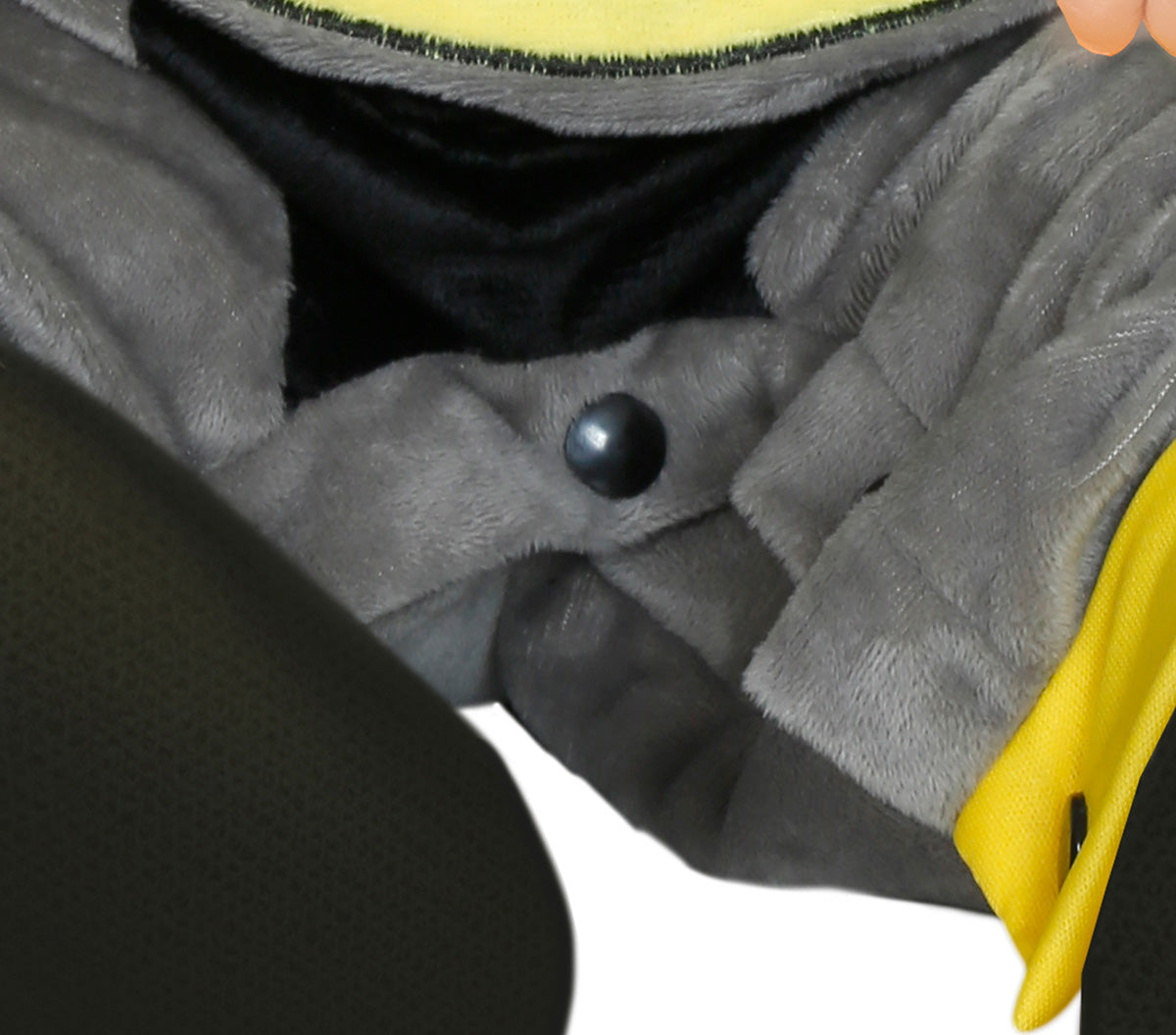 Déguisement bébé super-héros gris - 12 à 18 mois - polyester