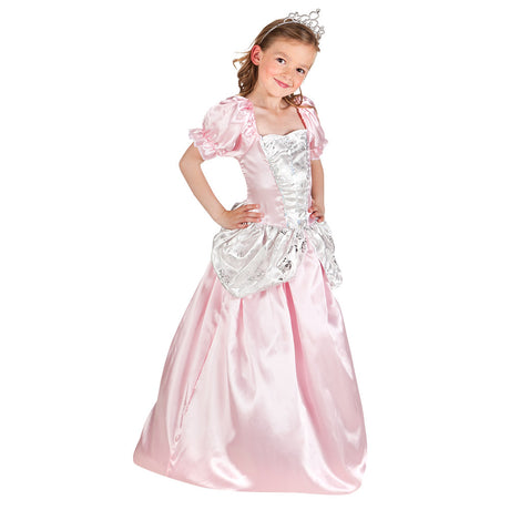 Princess Rosabel costume for girls ages 10-12, royal fairy tale dress made of 100% polyester, perfect for children's costume parties.