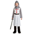 Children's Sir Ridley medieval costume for boys aged 5-6 years, 100% polyester, perfect for dress-up and role play.