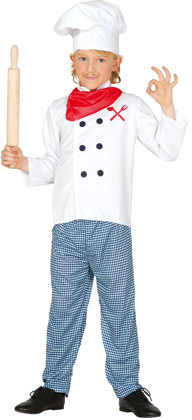 Déguisement Cuisinier Garçon - Veste, Chapeau et Pantalon