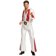 Adult men's Rock 'n Roll star costume in size 50/52, 100% polyester, inspired by 1950s fashion, ideal for themed parties and events.