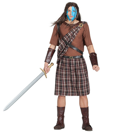Costume Adulte - Highlander Écossais