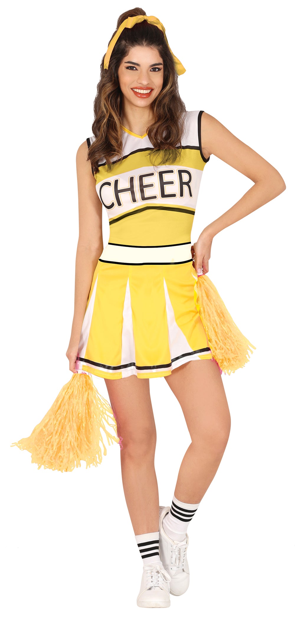 Women's Yellow Cheerleader Costume - Dress