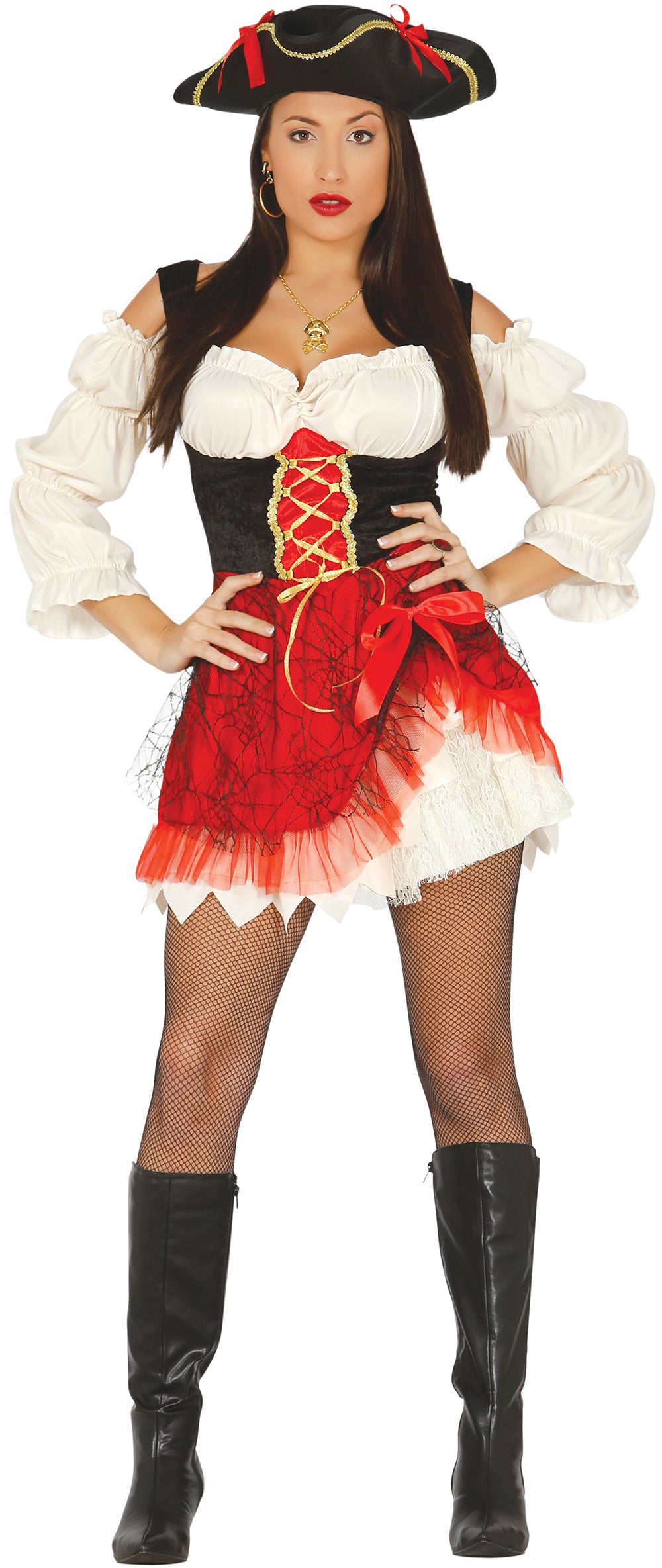 Women's Pirate Costume - Hat and Dress