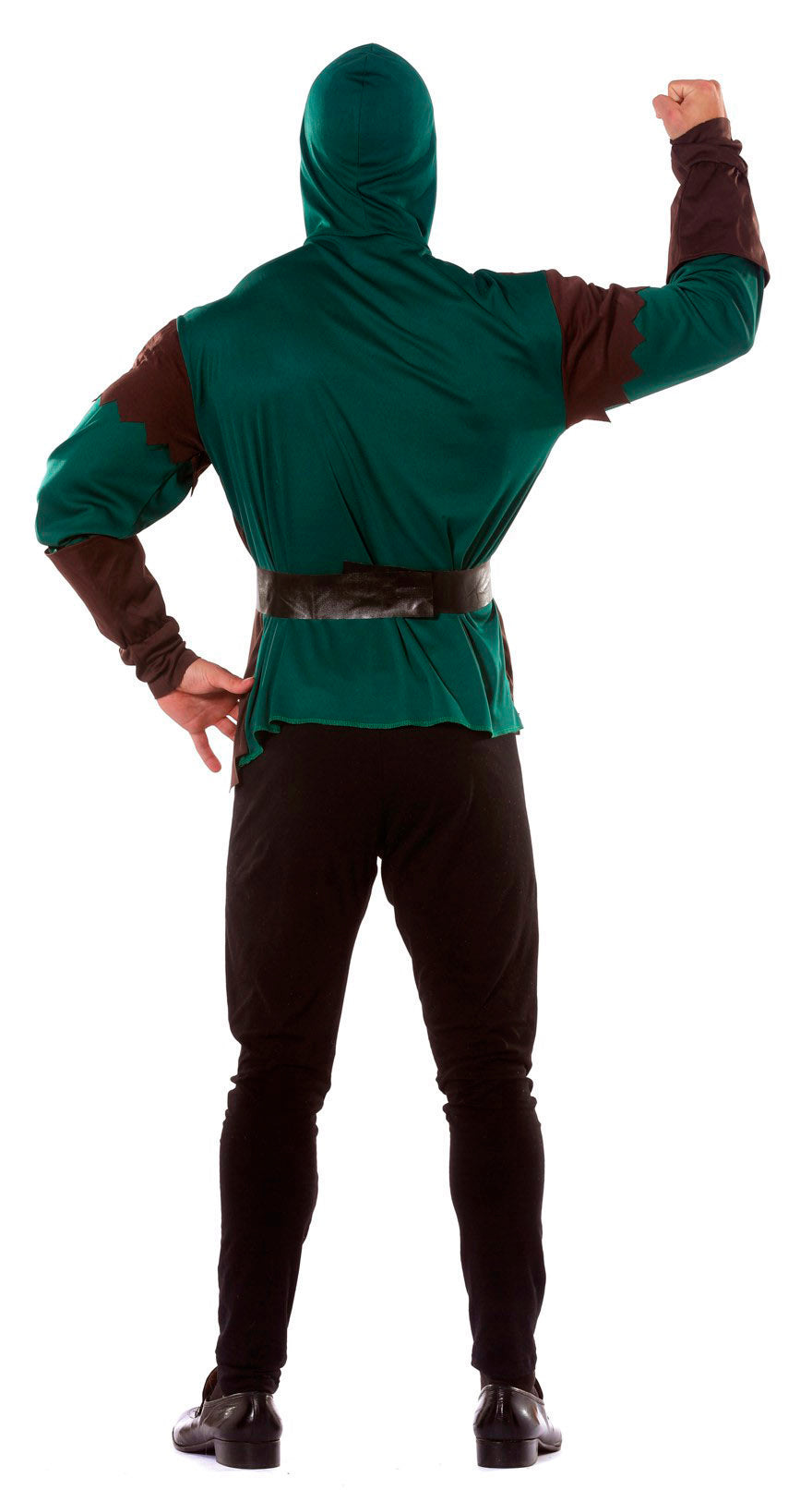 Déguisement archer médiéval homme brun et vert taille M
