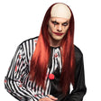 Killer clown wig for women made of 100% polyester, perfect for adult Halloween costumes and horror clown outfits.