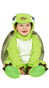 Déguisement tortue bébé vert - polyester - 12-18 mois