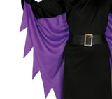 Déguisement fée méchante enfant noir et lilas