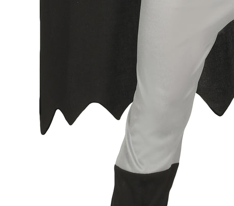 Déguisement super-héros musclé enfant gris et noir 10-12 ans