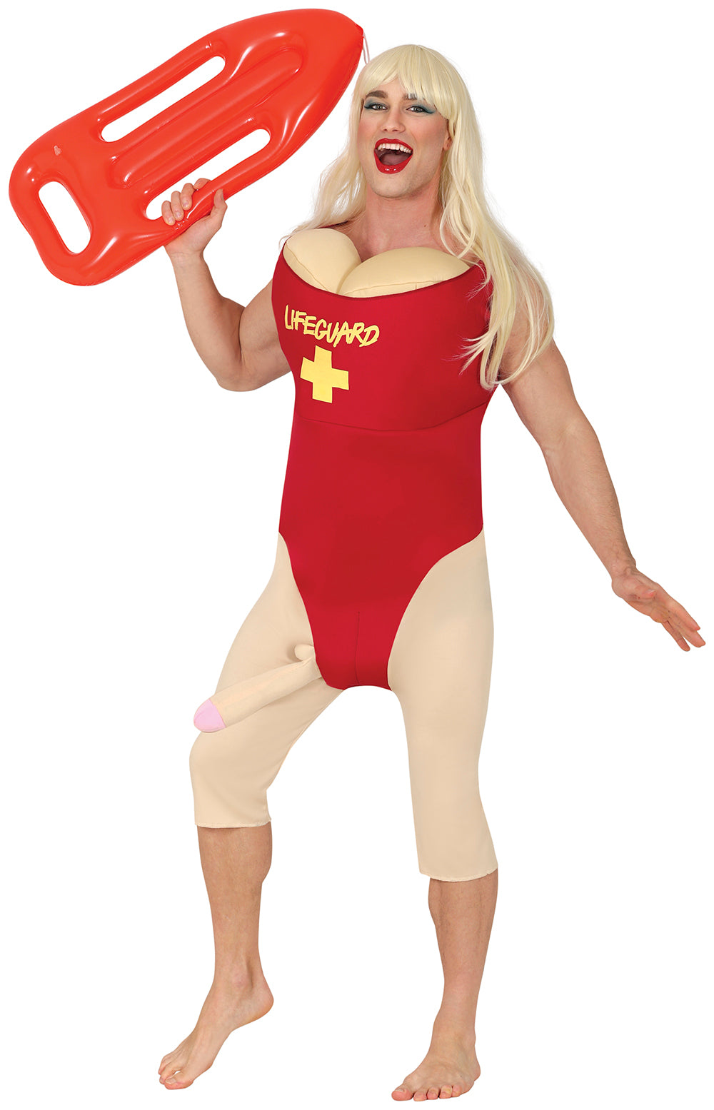 Lifeguard Costume with Adult Surprise