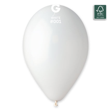 Ballons Latex Biodégradable 33Cm (13") - Finition Mat - Sachet De 50 (G120)