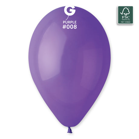 Ballons Latex Biodégradable 33Cm (13") - Finition Mat - Sachet De 50 (G120)