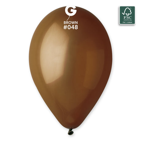 Ballons Latex Biodégradable 33Cm (13") - Finition Mat - Sachet De 50 (G120)