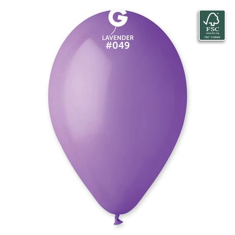 Ballons Latex Biodégradable 33Cm (13") - Finition Mat - Sachet De 50 (G120)