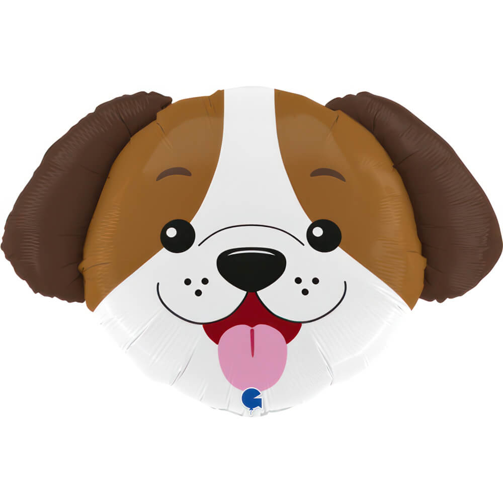Ballon chien - Tête de chien - 25" - Gonflage Hélium en boutique