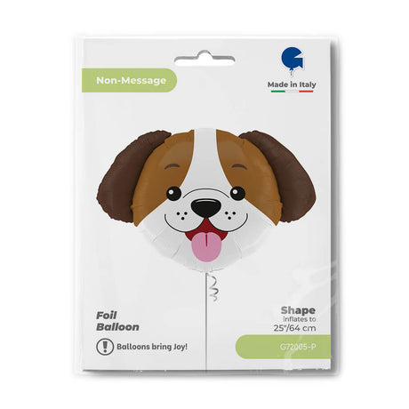 Ballon chien - Tête de chien - 25" - Gonflage Hélium en boutique