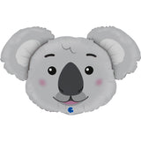 Ballon koala - Tête - 29" - Gonflage Hélium en boutique
