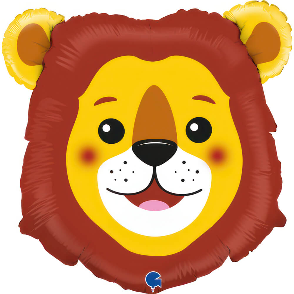 Ballon lion - Tête de lion - 25" - Gonflage Hélium en boutique
