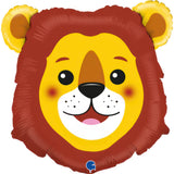Ballon lion - Tête de lion - 25" - Gonflage Hélium en boutique