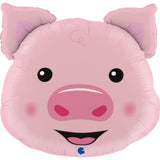 Ballon cochon - Rose - 24" - Gonflage Hélium en boutique