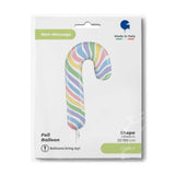 Ballon canne à sucre - Multicolore - 35" - Gonflage Hélium en boutique
