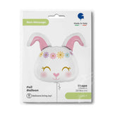 Ballon tête de lapin de Pâques - 25" - Gonflage Hélium en boutique