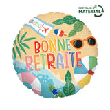 Ballon Bonne Retraite - Or - 14" - Gonflage Hélium en boutique