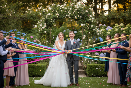 Animation mariage jeu des rubans en extérieur