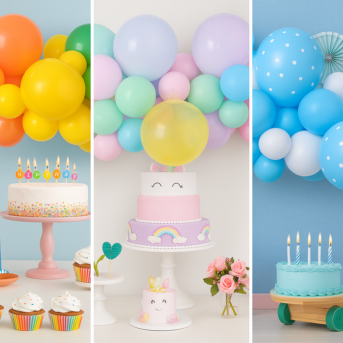 Bannière guirlandes de ballons