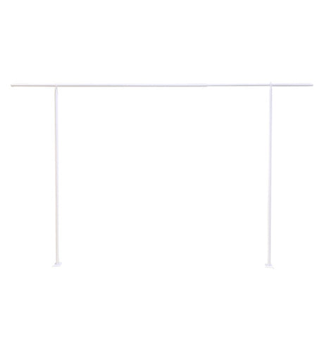 Arche / Barre Décorative Extensible Métal pour Table - Blanc (120-180 cm)
