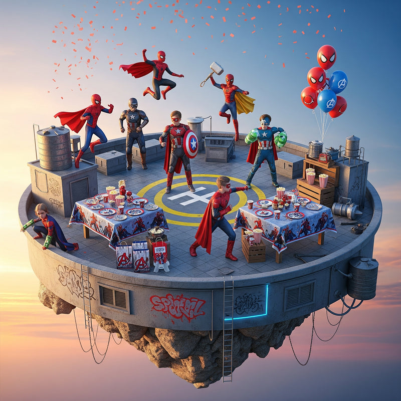 Collection Marvel IdéaFête - Super-héros Avengers enfants adultes Côte d'Azur