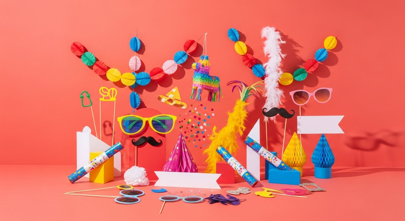 Photobooth props accessoires IdéaFête - Coral Instagram Mougins Villeneuve-Loubet