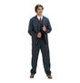The image shows a Gomez Addams costume set inspired by the "Wednesday" series, featuring four pieces suitable for a party or themed event.
