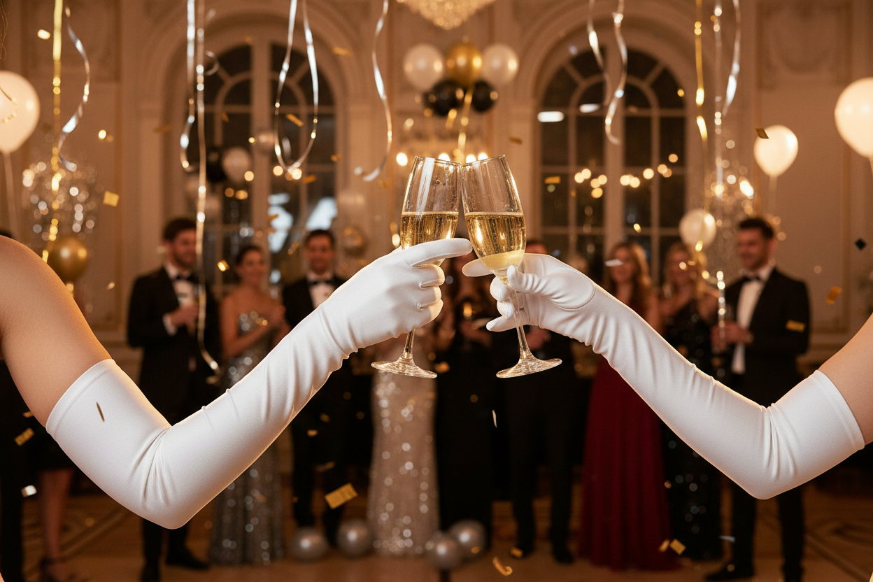Gants Longs En Cuir Breveté Sans Doigts - Pour Scène, Club, Soirée, événement Formel, Mitaines Style Gothique
