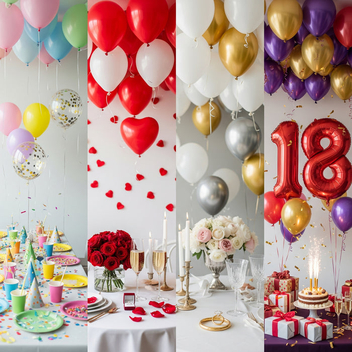 Compositions ballons personnalisées IdéaFête - Créations sur-mesure fêtes Côte d'Azur