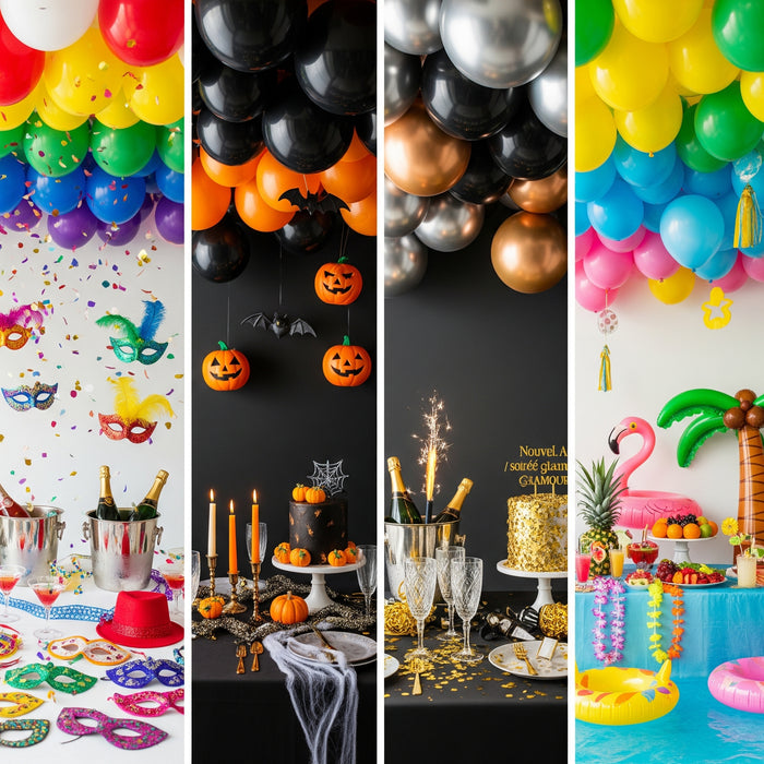 "Ballons mylar métallisés IdéaFête - Fabrication italienne Mougins Villeneuve-Loubet"