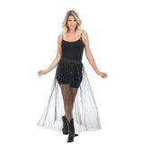 Long black skirt – bohemian festival spirit – women’s party outfit