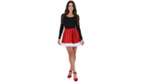Miss Santa Skirt One Size – Women's Mrs. Claus Costume