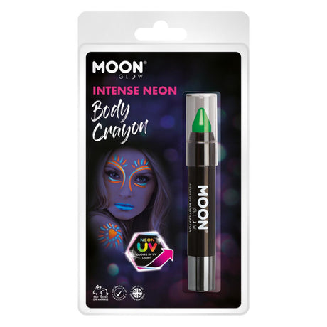 Crayon maquillage néon UV Couleur – soirée fluo et lumière noire – 3,5 g