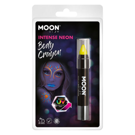 Crayon maquillage néon UV Couleur – soirée fluo et lumière noire – 3,5 g