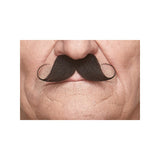Moustache Super Dandy noire – accessoire de déguisement – soirées rétro
