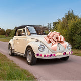 Nœud décoratif XXL – mariage, voiture ou porte – 76 cm