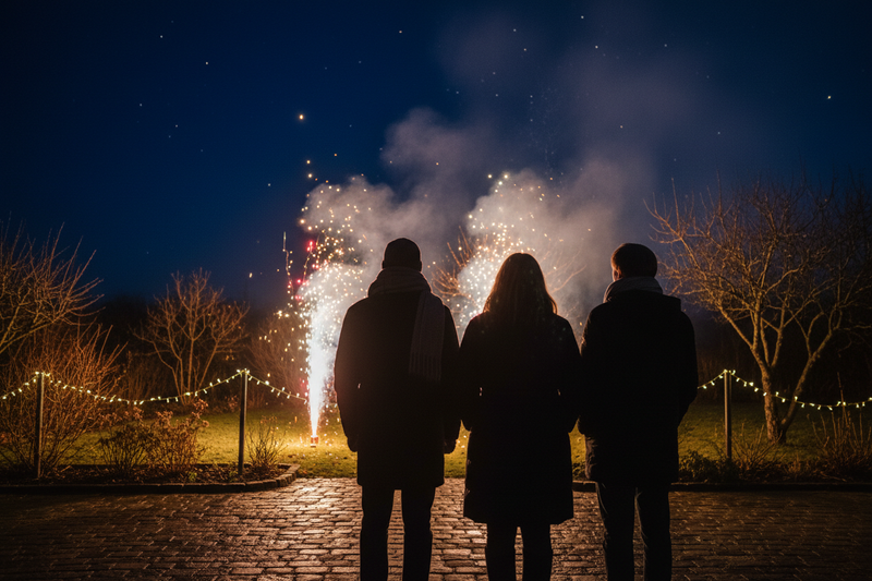 Nouvel An Familial Jardin d'Hiver - Feux d'Artifice Domestiques