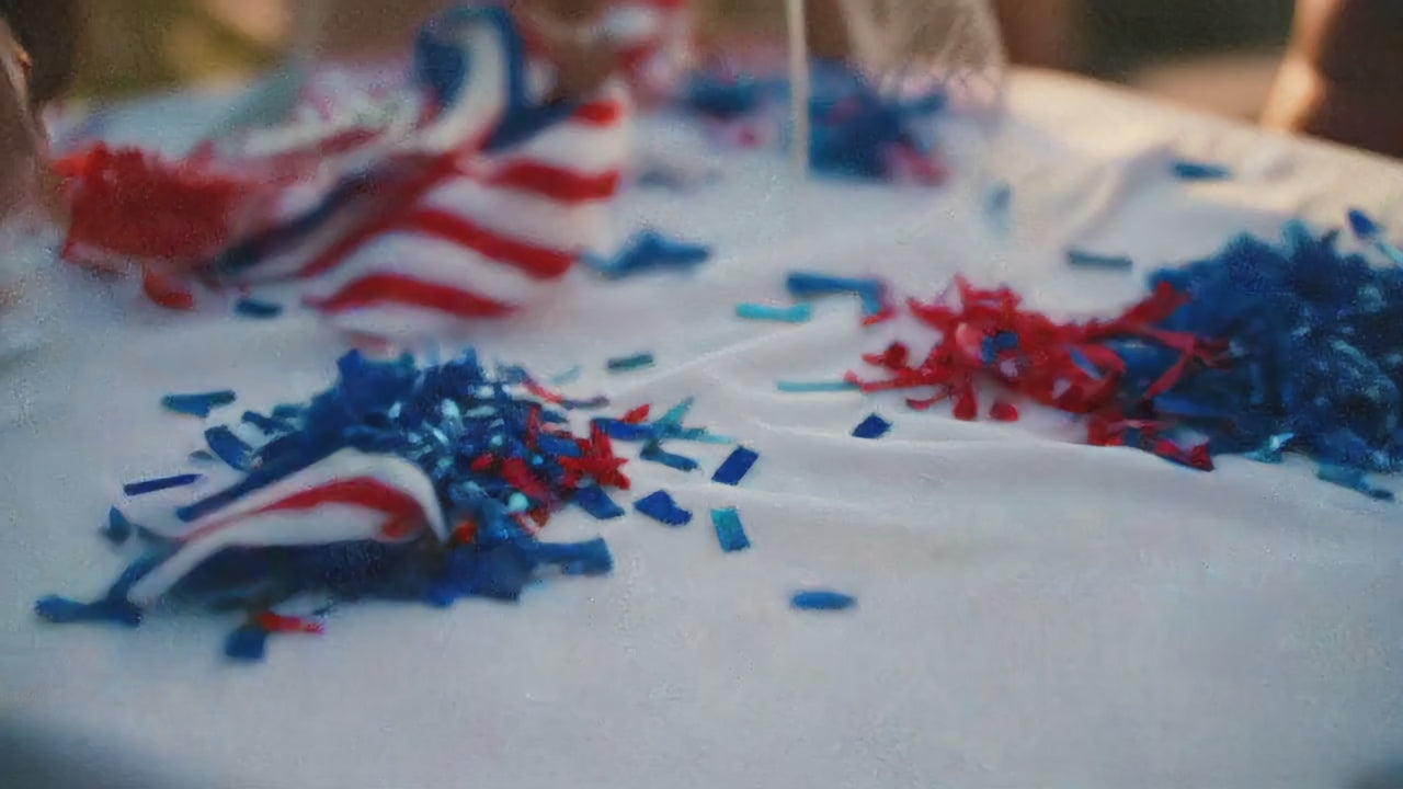 Video de fête utilisé en background