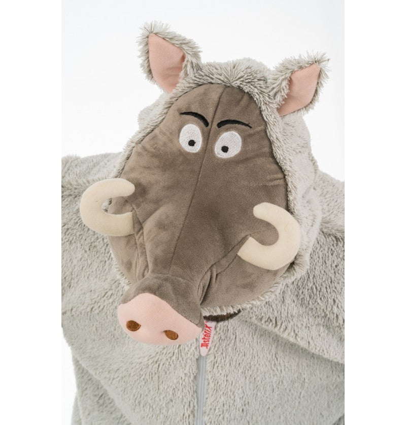 Asterix® Wild Boar Costume – Adult Jumpsuit – Premium Plush