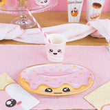 Serviettes anniversaire Sweety – dorées –  – lot 16 – 33×33 cm