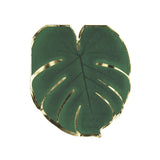 Serviettes en papier en forme de feuille de Philodendron 30x33 cm, lot de 16, 18 g, motif tropical imprimé, certifiées FSC — idéales pour décoration de table jungle, fêtes et anniversaires.